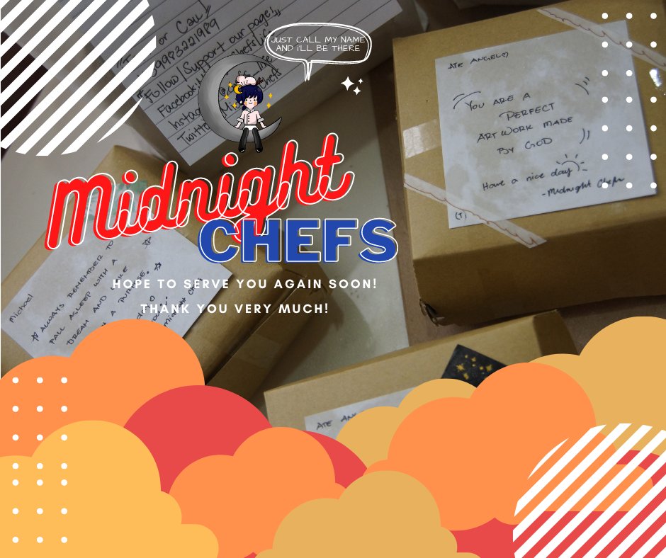 MidnightChefs's tweet photo. A successful day of delivery!🤗
Thank you very much for choosing us to be a a part if your day!
#rightatyourdoorsteps 
"for he satisfies the longing soul, and the hungry sould he fills with good things."
-Psalm 107:9 https://t.co/0ksCpnKQKG