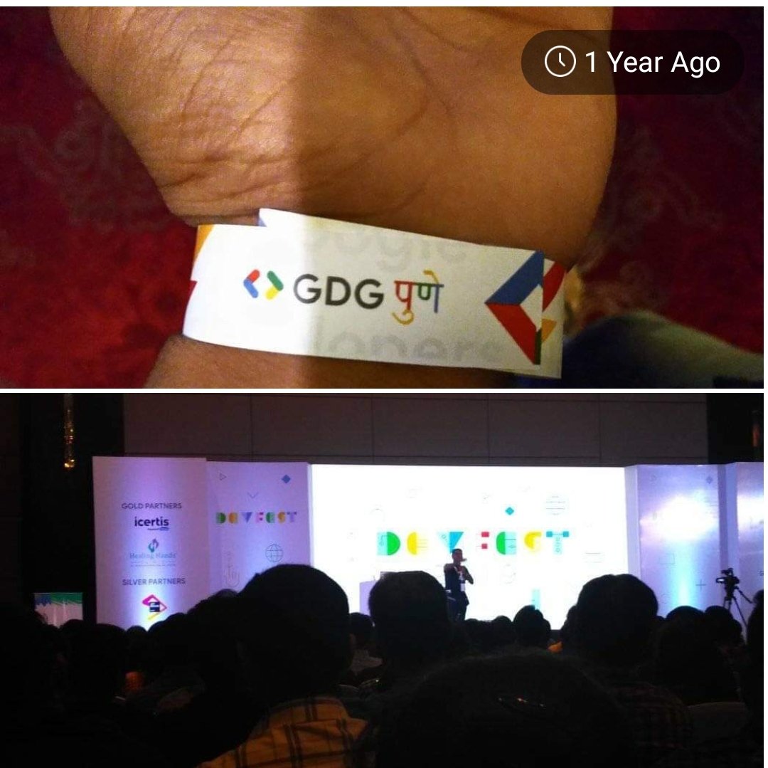 RuteshRathod's tweet image. Hey @GDGPune @DevfestIndia it&apos;s been 1 year to this great event i have been ever.
I miss those days.
#googleDevlopers #gdgpune
