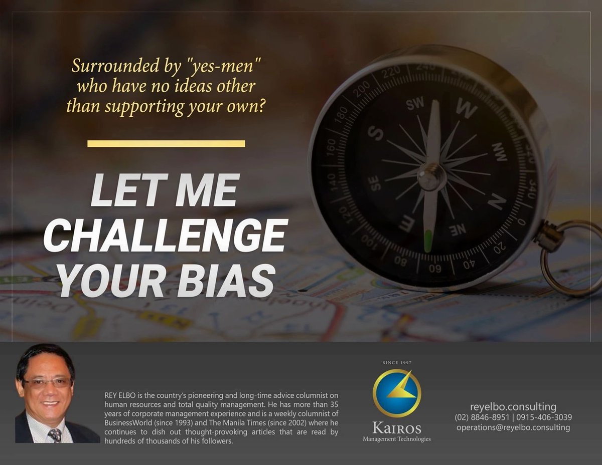 Rey_Elbo's tweet image. ELBONOMICS: Management mistakes happen when the workers don&apos;t interrupt their managers while they&apos;re making mistakes. #YesMen #ProblemWorkersAreCreatedByProblemManagers