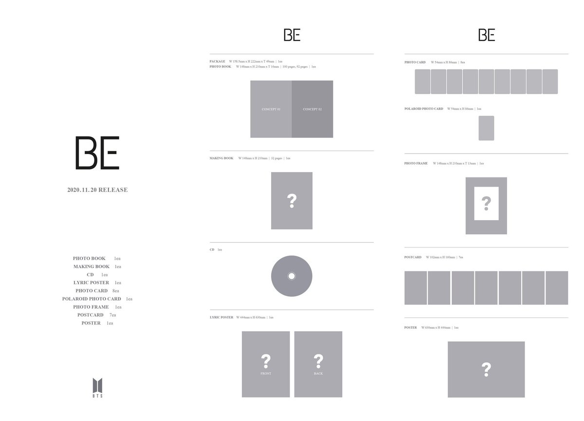 Lizziekpop Kpop Shop Po Bts Album Be Deluxe Edition Weverse 775rb Non Wv 685rb Weverse Benefit Album Concept Lyric Note Postcard T Co Bmokd5k2zz
