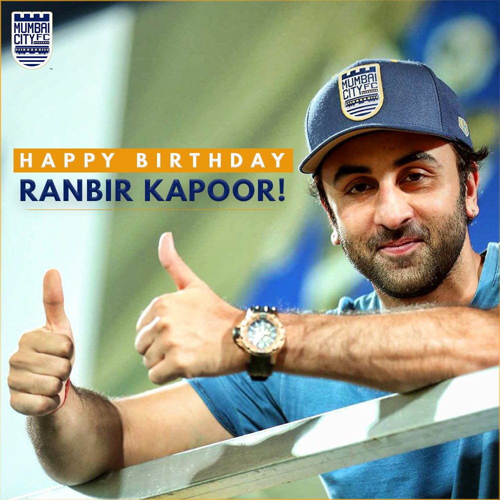 One of our own! 💙

The entire Mumbai City family wishes our co-owner, #RanbirKapoor, a very happy birthday! 🥳🎂

#ApunKaTeam 🔵