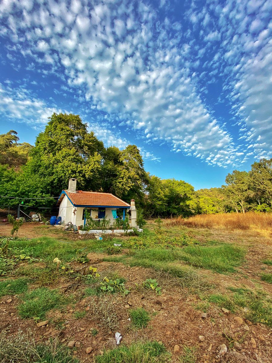 Kartpostal gibi maşallah. Küçücük mavi beyaz evimiz. #huzur #küfre #küfrekoyu  #yediadalar #marmaris #milas #ören #bodrum