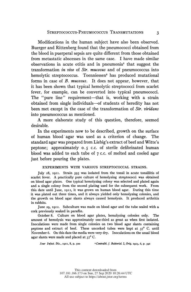 443) It’s absolutely disgraceful that the medical establishment hasn’t supported further research that expands upon the experiments conducted by Dr. Rosenow.You can access the original 1914 article at the link below. https://www.jstor.org/stable/30073453?seq=1#metadata_info_tab_contents