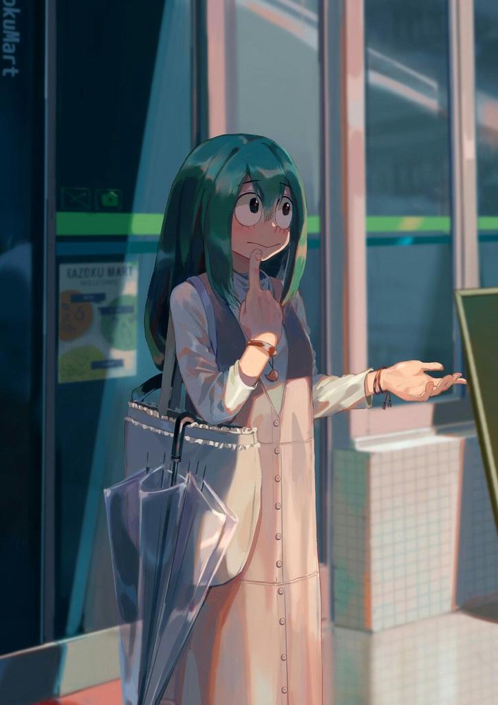 AsuiNeko's tweet image. "Hmm... looks like it could rain.

                                           Kero kero."

She held her hand out and saw rain clouds.