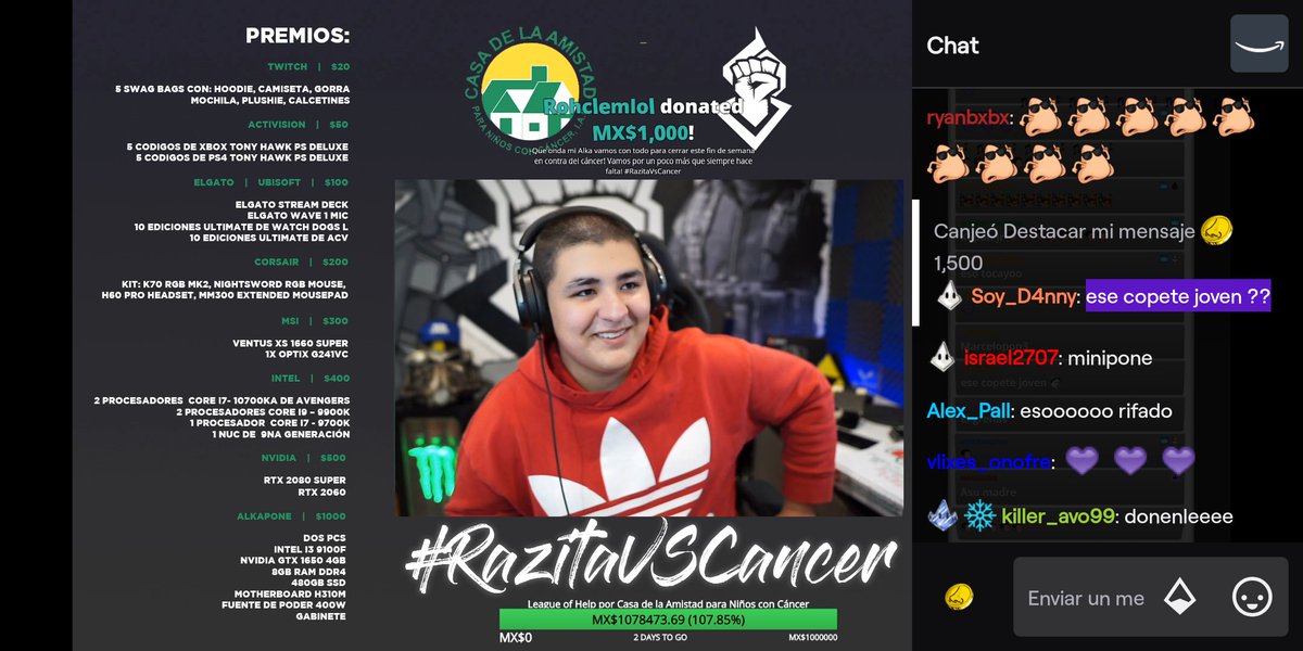 GGMx_Botas's tweet image. #RazitavsCancer #GameOverCancer Si se pudooooo que chingon que la razita se una para hacer estos actos tan pros!