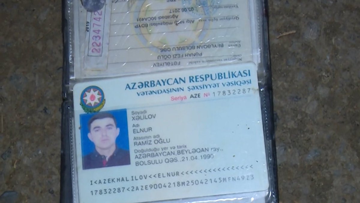 Nagarno-Karabakh's Artsakh Defence Army published a video of some of the Azerbaijani casualties, presumably from the earlier video with 3 BMP-2. I won't post the video, but It shows at least 9 bodies and some of their identification documents. 200/