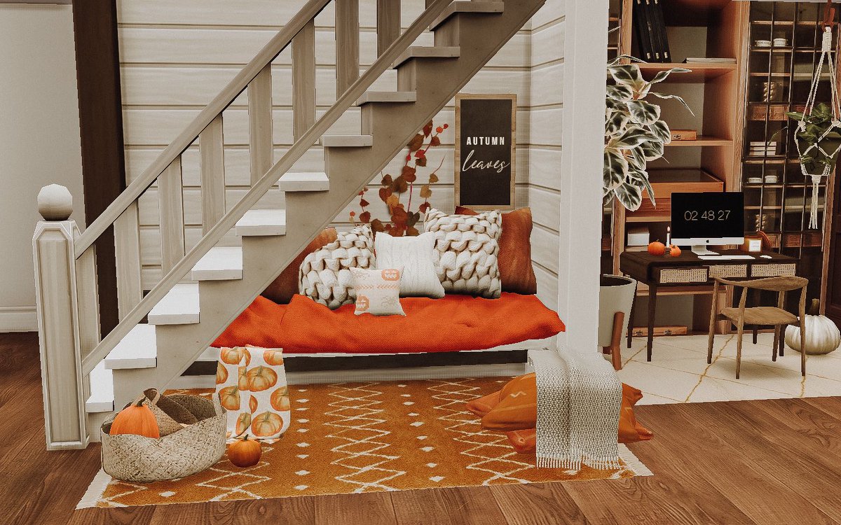 bella4thesims's tweet image. Spooky season 🍁🍂☕️ 

#showmeyourbuilds