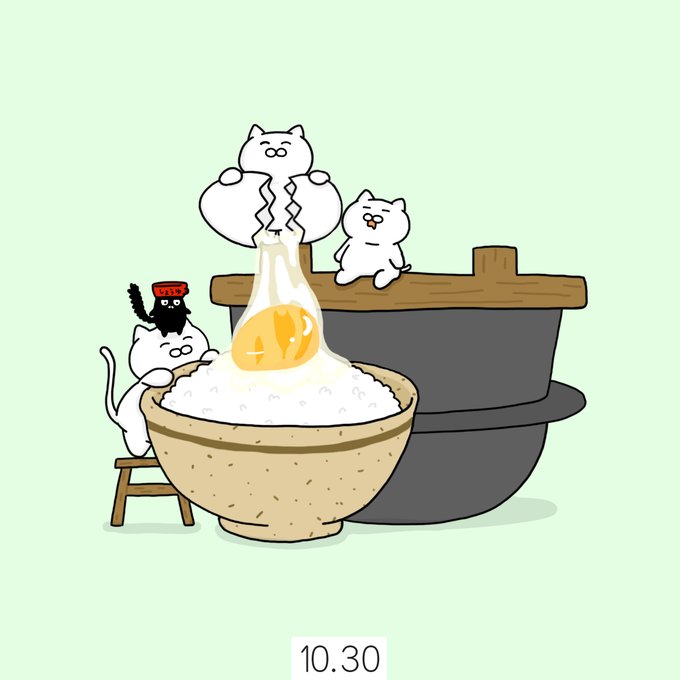 「egg (food) sitting」 illustration images(Popular)