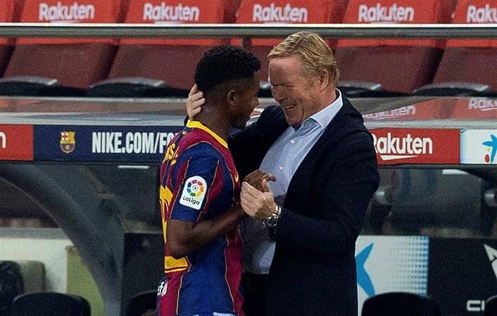 Barcelona: Ronald Koeman llenó de elogios a Ansu Fati tras su doblete al Villarreal ► https://t.co/EWeLRicmhm https://t.co/x3CFqiZodL