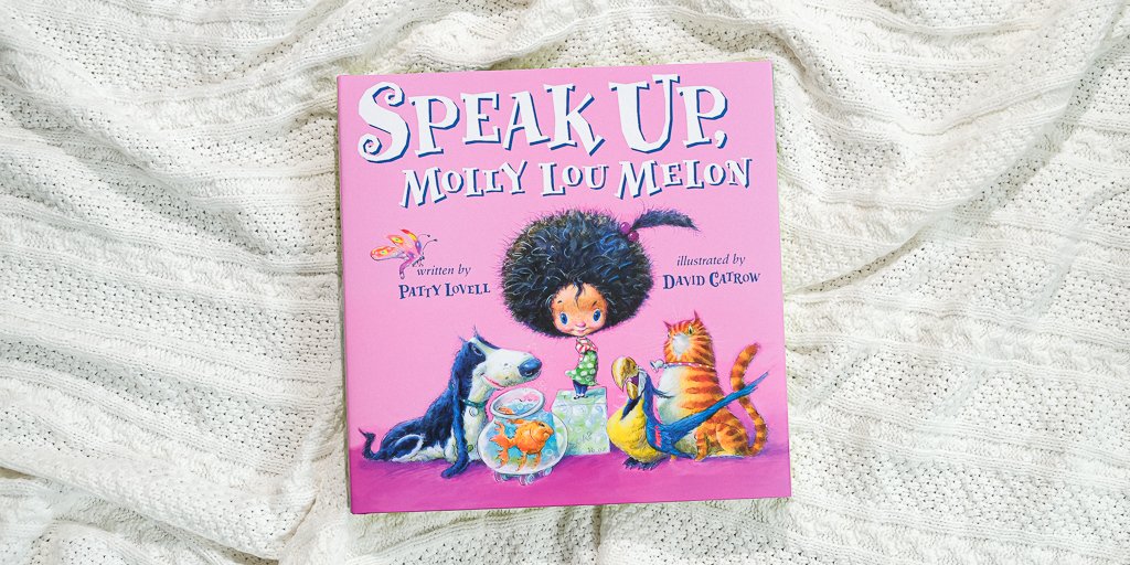 Penguin Kids (@penguinkids) on Twitter photo 🗣️ How do you encourage your kids to use their voice? In SPEAK UP, MOLLY LOU MELON by Patty Lovell, illustrated by <a href="/DavidCatrow/">David Catrow</a>, the beloved Molly Lou Melon stands up against a bully for a friend and using her voice in many powerful ways.
More here: bit.ly/2DrH3nL 🗣️ How do you encourage your kids to use their voice? In SPEAK UP, MOLLY LOU MELON by Patty Lovell, illustrated by <a href="/DavidCatrow/">David Catrow</a>, the beloved Molly Lou Melon stands up against a bully for a friend and using her voice in many powerful ways.
More here: bit.ly/2DrH3nL