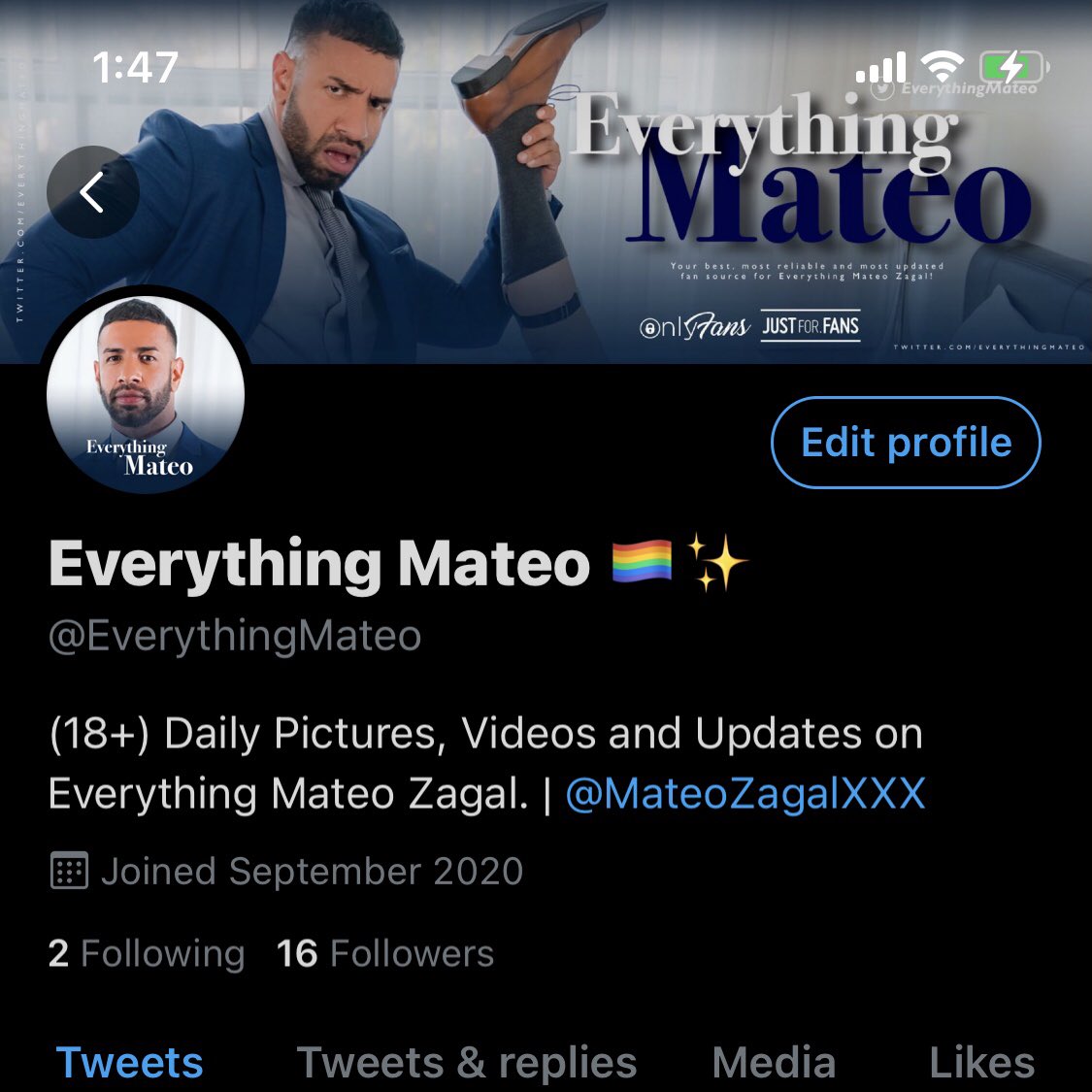 EverythingMateo's tweet photo. Welcome to @EverythingMateo your best, most reliable and most updated fan source for everything @MateoZagalXXX! Be sure to turn on your post notifications and Follow us for Daily Pictures, Videos and Updates. 🏳️‍🌈✨ #NewProfilePic https://t.co/uSTNwv7Bjt