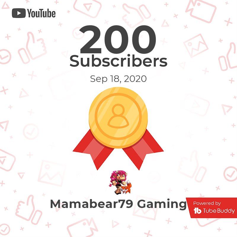 Mamabear79G's tweet photo. Omg I forgot to put this up! 🤦‍♀️

Thank you so much everyone for getting me to this milestone. 🥰
#Minecraft #YouTubers #girlgamer https://t.co/p6H9GhZ52T