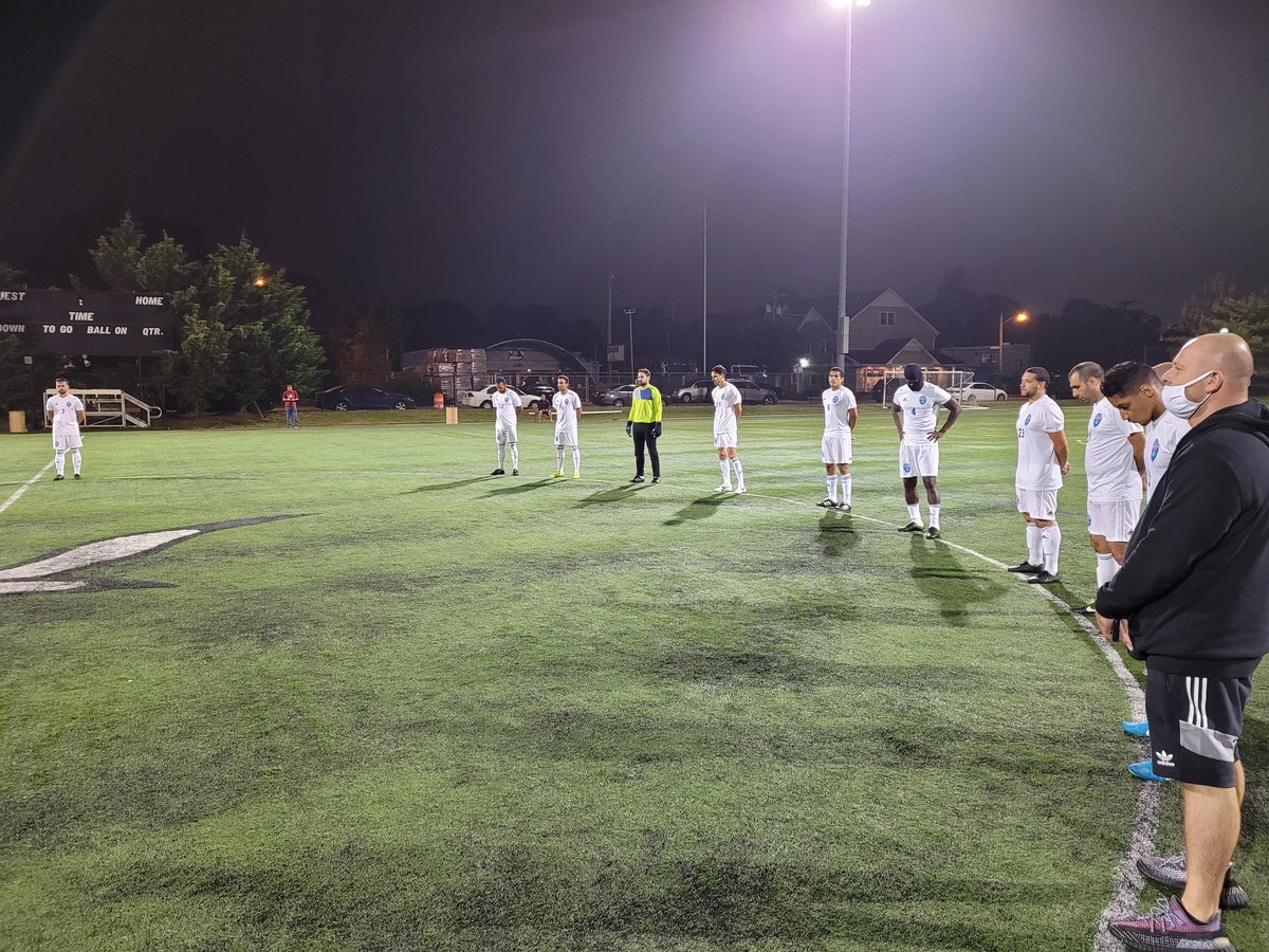 In honor of Gus Xikis. Our fellow Greek American &amp; long time <a href="/LISFLSoccer/">LISFL</a> president. Our 30s took the field in a moment of silence in our inaugural match in the LISFL. Greeks win 6-0 over NY Polet. On the new beginnings. #LetsGoGreeks  #GreekNation <a href="/ENYSSASoccer/">ENYSSA</a> <a href="/USASARegion1/">USASA Region I</a>