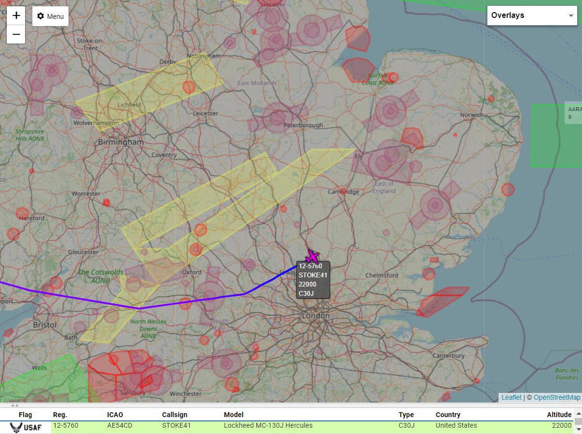 Andy007_SR_A's tweet photo. #USAF 🇺🇸
12-5760 / #AE54CD / #STOKE41
MC-130J

Returning to Mildenhall after arriving Stateside late July

Routing > Robins AFB > Bangor > Mildenhall... https://t.co/4qSnC4bGiy