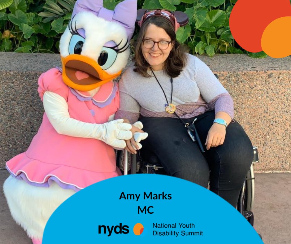 Introducing another one of our awesome MCs for next week, Amy Marks! 👏 Amy is a digital media creative and disability activist specialising in video/film and other screen-related media. Come along to hear from Amy and other young people with disability! #OurVoicesOurVisions