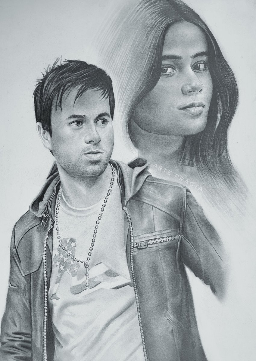 ArtePragya's tweet photo. @enriqueiglesias Wish u another 25 years of success and good health... ❤
#enriqueiglesias25years 

🤗from INDIA ! 

This fan art is from a fan who haven't seen you in person yet but somewhere in parallel universe have met you to wish you GOOD LUCK in personal.  🤗❤ https://t.co/jKCywwrXXT