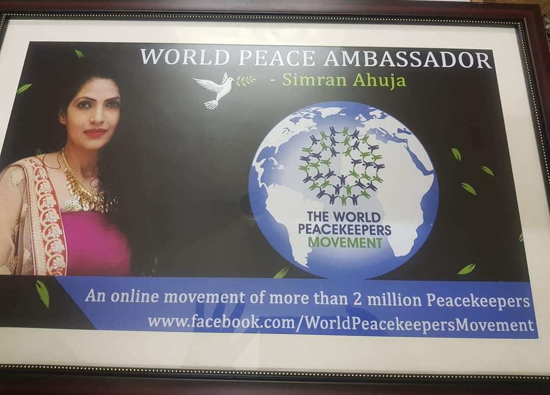 realsimranahuja's tweet photo. #Truly honoured.. #KindThanks.. https://t.co/ywNZ80tIOL