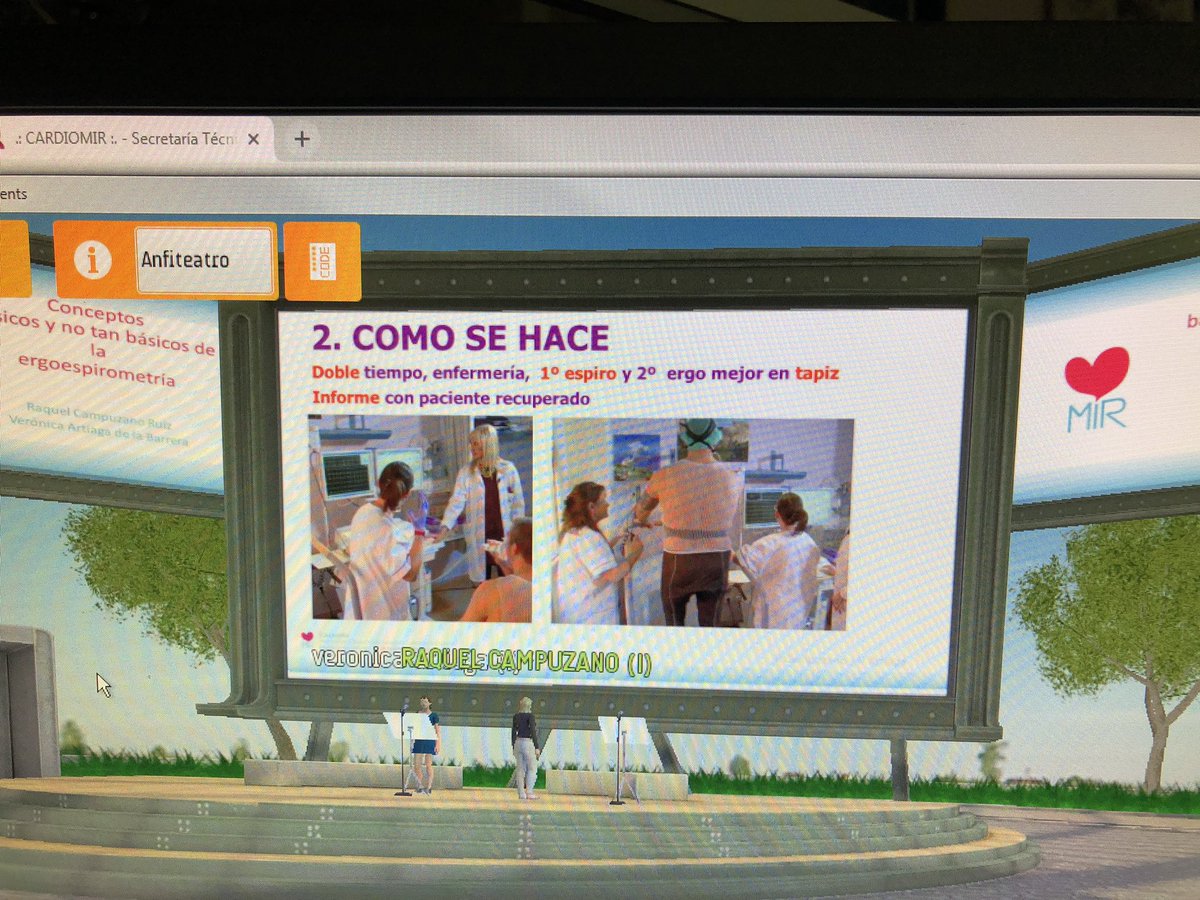 ahuelmos's tweet photo. Comenzando #cardioMIR la gran experta @R_Campuzano_R y Veronica Artiaga hablando de ergoespirometria 👏👏👏 @ResiSec estupendo programa https://t.co/5RM3sx56MC