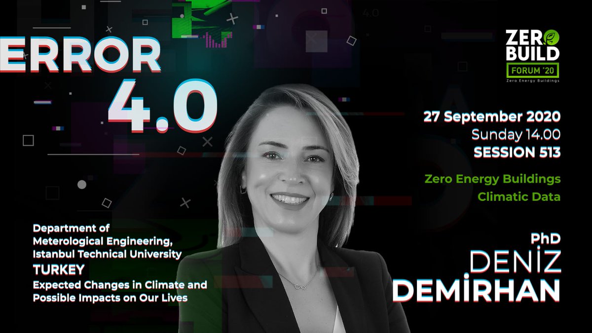 DrLeventYalcin's tweet photo. ZERO ENERGY BUILDINGS AND CLIMATE DATA session!
27 September 2020 Sunday, Time: 14:00

@DrLeventYalcin
@denizhavanasil
Mesut Tanyel 
@Enerji_SC

Live broadcast (English):
https://t.co/fg6dF0mtsE

Registration is required!
 https://t.co/cMqhyKWTEE

#zerobuildforum #worldgbc https://t.co/O2ZD4aqIbF