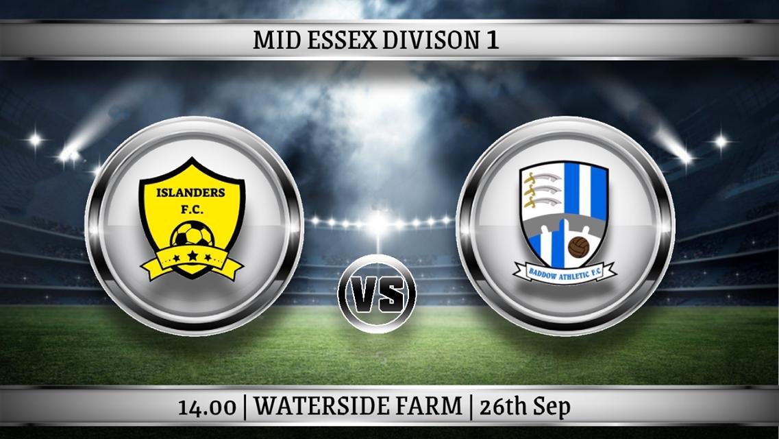 IIIIIIIIIIIIIIIIIIIITS GAMEDAY!! 

🆚 <a href="/BaddowAFC/">Baddow Athletic F.C</a>

📅 Saturday 26th September 

🏆 Division One League Game

⌚️ 14:00 KO

📍 Waterside Farm Leisure Centre, SS8 9RA

Today we get the league underway against a Baddow side which always produces good games.. look forward to it!

🖤💛