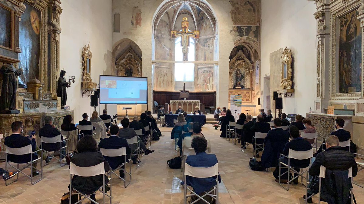 EnergiaTrevi's tweet photo. È partita la seconda giornata delle Giornate dell'Energia e dell'Economia Circolare di Trevi. Apre la giornata la Presidente #Maggino della Cabina di Regia #BenessereItalia di @Palazzo_Chig.i https://t.co/9VfiROJoJk