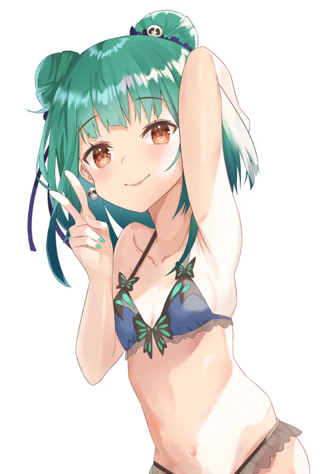 水着るしあちゃん
#絵クロマンサー 
#潤羽るしあ 