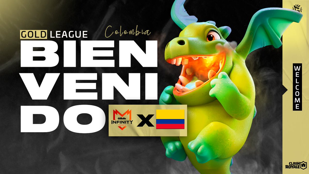 #CR | B I E N V E N I D A ♾️

<a href="/InFinitye_sport/">INFINITY 🚀</a> x COLOMBIA 🇨🇴

#GOLD #LATAM