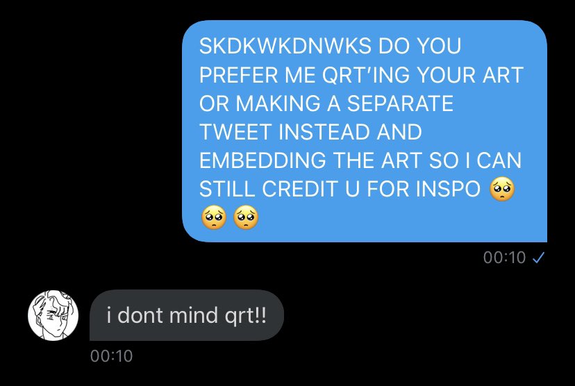 BEFORE YOU GUYS SAY ANYTHING ABOUT ME QRT’ING, i asked anna for permission first before doing anything. i would never qrt art unless i have direct permission from the artist.