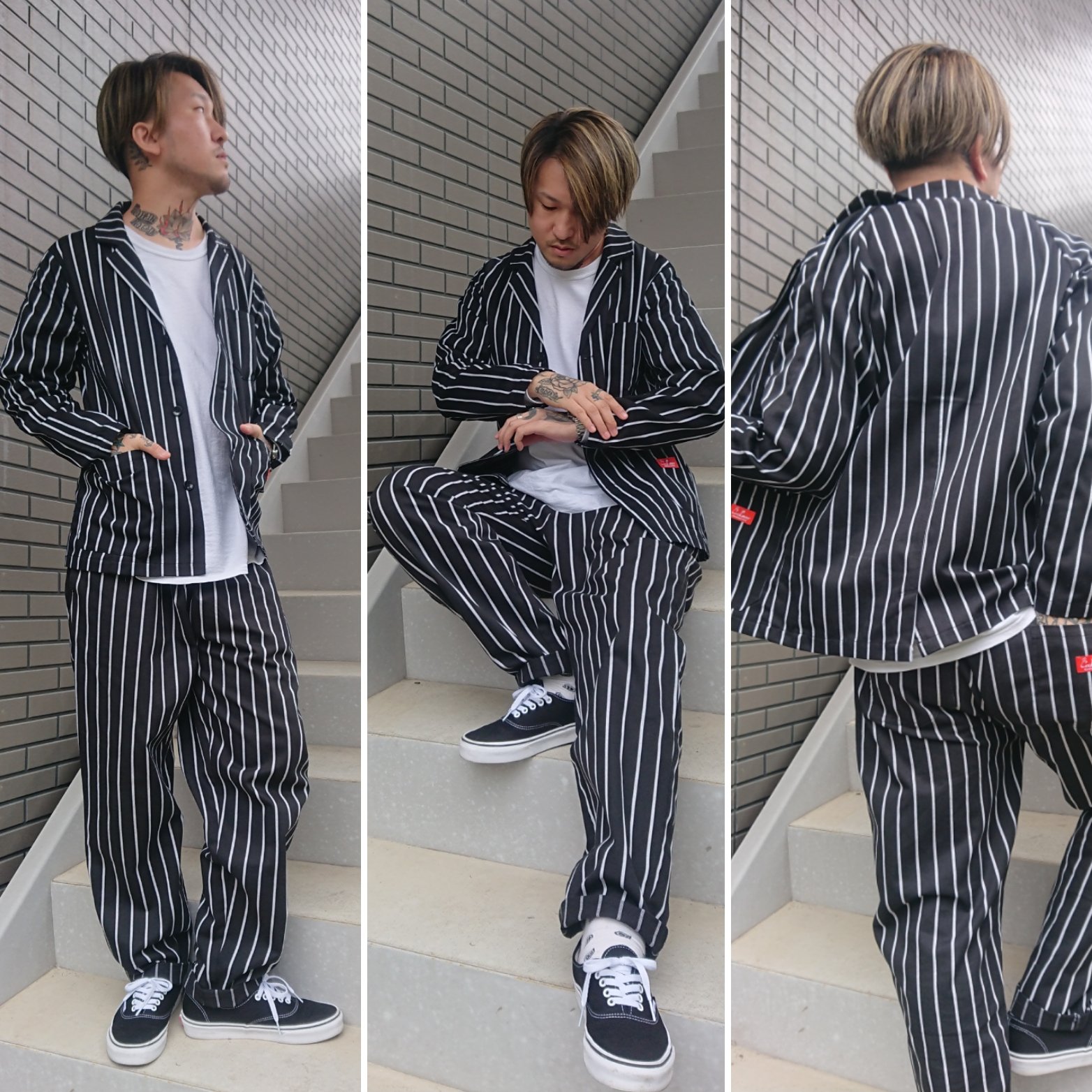 COOKMAN クックマン セットアップ ジャケット シェフパンツ M 1