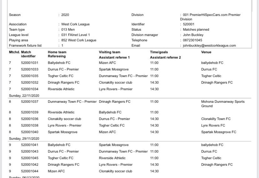 ⚽West Cork League tweet media