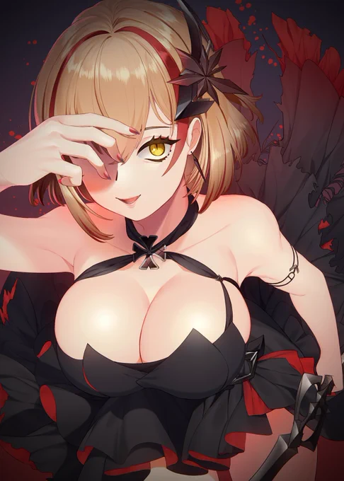 ※血注意
ローン 灰と紅の微笑み
ふふふ、こっちも「盛り上がって」いますね・・・
#アズールレーン  #アズレン 