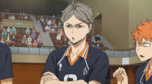 people need to realize this dude is chaotic and not just a soft bean, sugawara from haikyuu