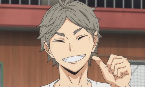 people need to realize this dude is chaotic and not just a soft bean, sugawara from haikyuu