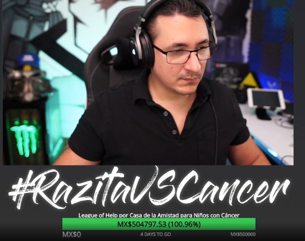 Ya llegamos a la primera meta pero todavía nos falta mucho por recorrer #RazitavsCancer #GameoverCancer 

twitch.tv/mym_alkapone