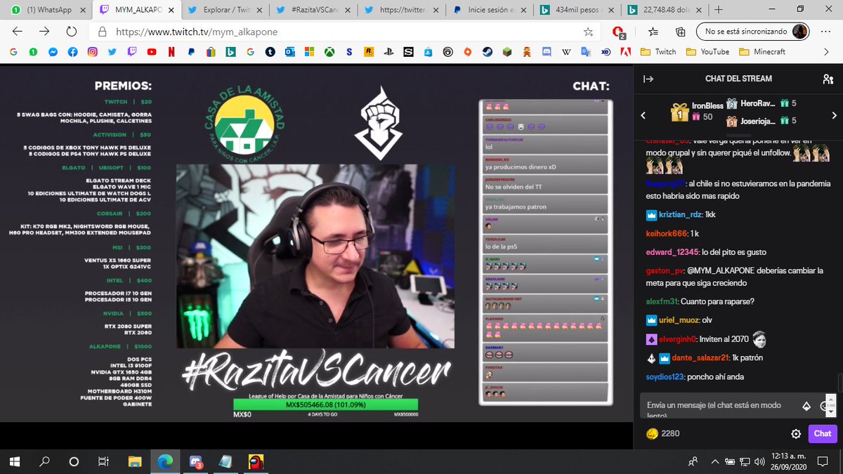 SamFisherRckdz's tweet image. Se logró el medio melón, ¡VAMOS A POR MÁS!

#GCAVSCancer 
#RazitaVSCancer
#GameOverCancer

@TDRNSNCommunity @CasadelaAmistad