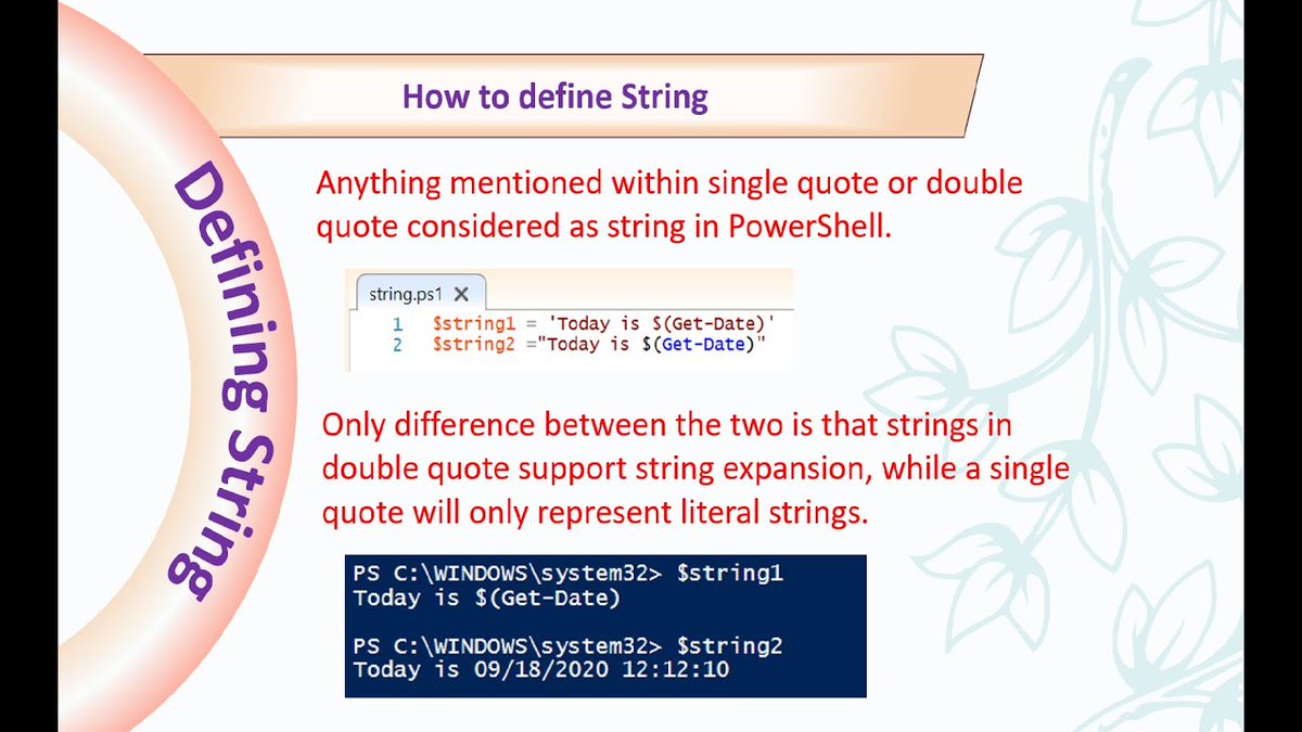 tutorials_cs's tweet image. youtu.be/idrtvIfaaT8

#CSTutorials #PowerShell #String