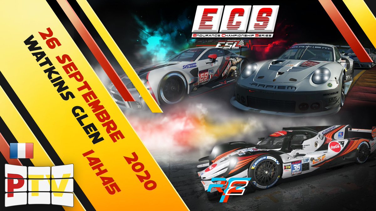 PaddockTV's tweet photo. Le 1er championnat 🇫🇷 à regrouper autant de pilotes sur des courses d'endurance sur rF2 pour @EnduranceSimra1 ❗️
🕝 15h00 pour le green flag
🏎️ P2 et GTE pour 8h de folie ☕️
❤️https://t.co/MbzzIhsC3V
💜 https://t.co/T9ZaIEhhxG
#rFactor2 #Simracing #ptvlive https://t.co/wO1fPZGEIK