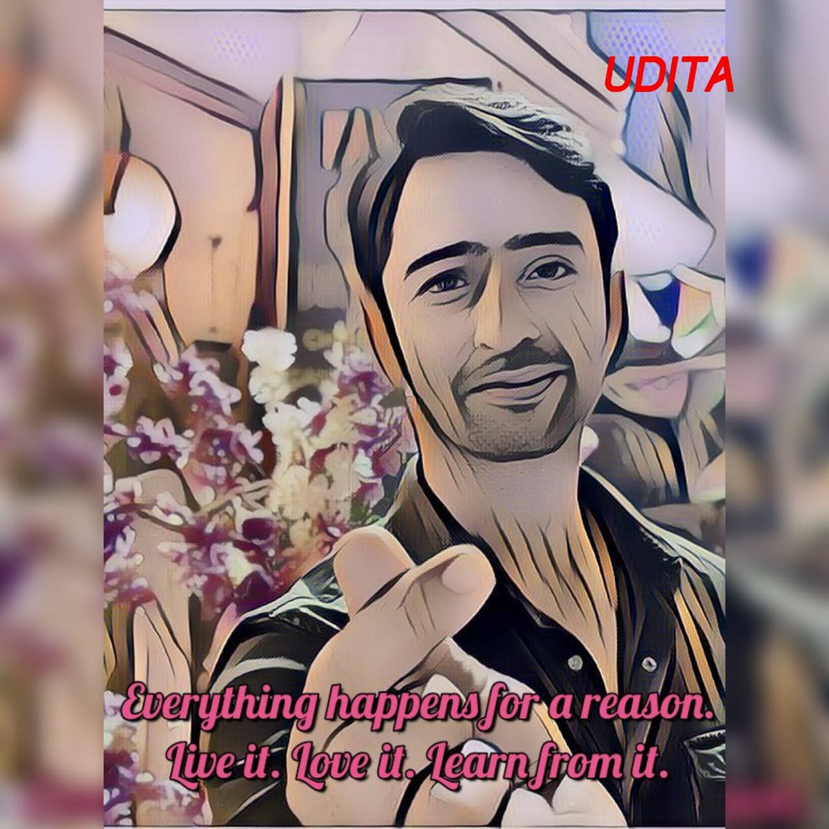 Remember, everything that happens, happens for a reason. Don't crib over it. Rather live through it. Love it and accept it. Also don't forget to learn from it.  @Shaheer_S  #ShaheerSheikh  #LoveAndRespect