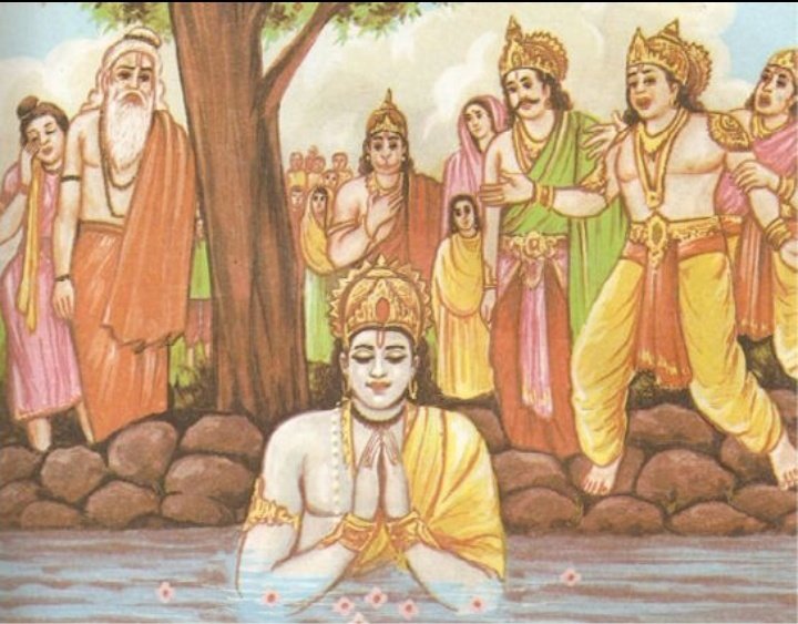 (20/n Many scholars and prominent persons have entered the rivers to attain Jala Samadhi. The most notable among them is King Rama, the son of Dasaratha, who after handing over the kingdom to His sons, entered the Sarayu River to attain Jala Samadhi.