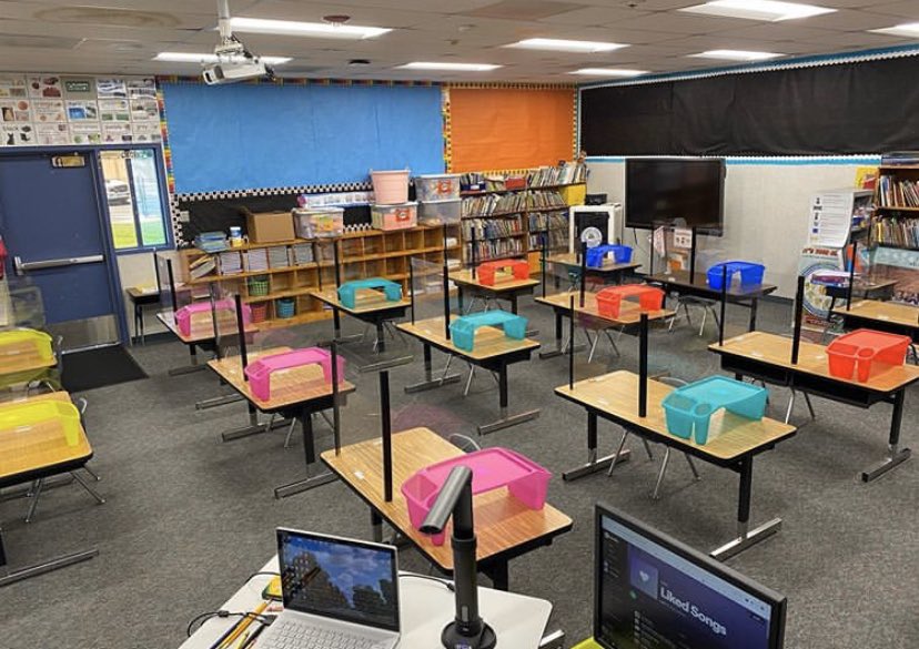 LC teachers are working hard to prepare for the reopening of school on October 5th.