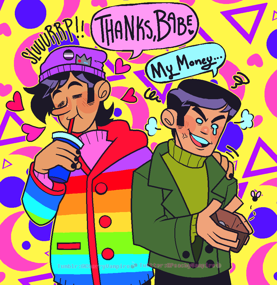 CherryVampiro's tweet photo. It's been 3 years and these two still live in my head rent free πππ #jughead #Reggiemantle #reghead https://t.co/DQOtIDMzqk