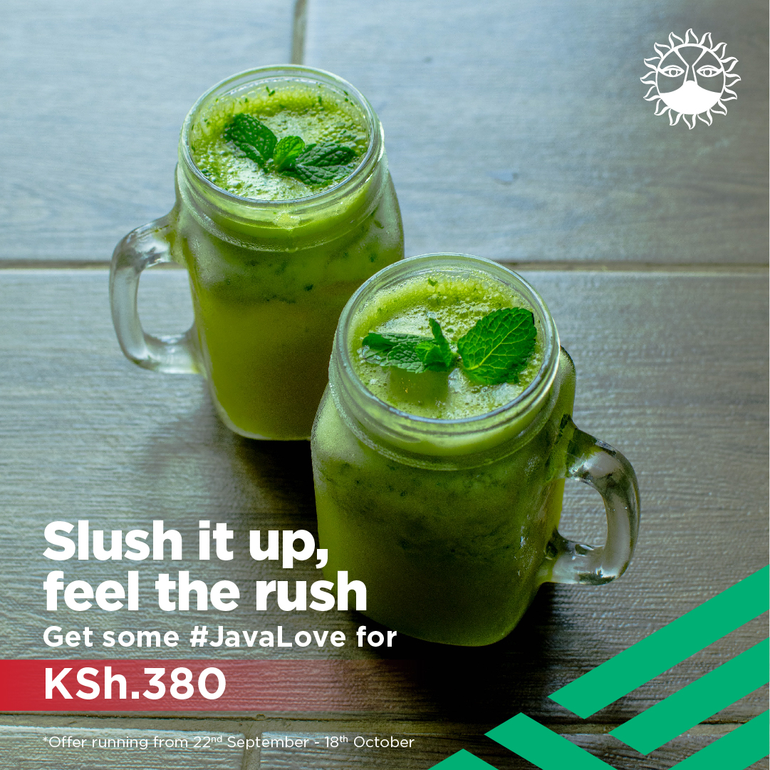 javahouseafrica's tweet image. Presenting the all new kiwi 🥝 slushy. Available now across all Java branches, food apps and our ordering website: (link in bio) at Ksh. 380. It's absolutely refreshing and pairs perfectly with any Java meal. Have you tried it yet?
#JavaLove #JavaSlushies