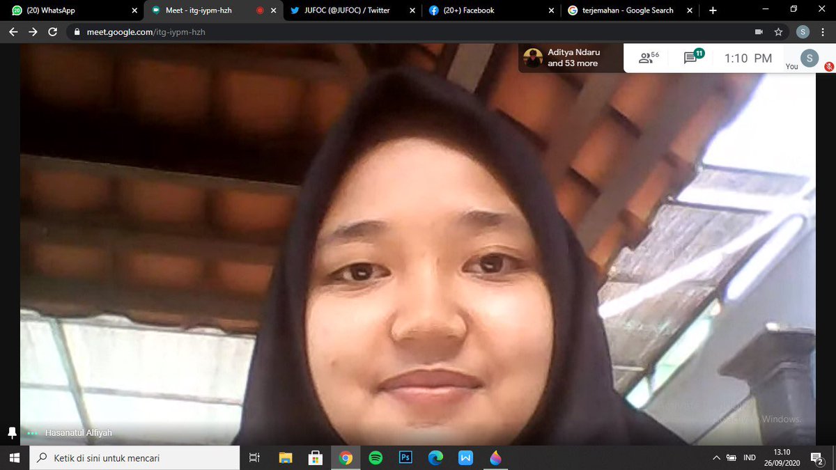 Laporan Sekretaris Umum dalam agenda Rapat Anggota Tahunan periode 2019-2020