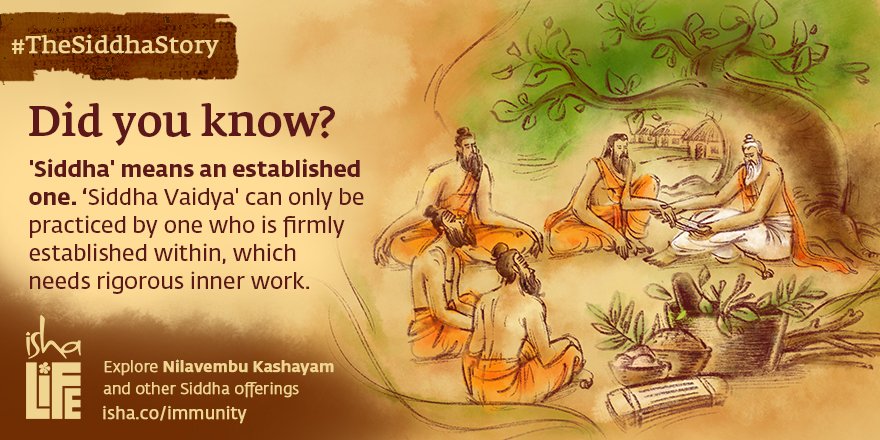 The Siddha system is an offshoot of the Yogic sciences and requires a certain level of inner mastery from the practitioner.
Explore Nilavembu Kudineer (Kashayam) and other Siddha offerings online: isha.co/Immunity
#BoostYourImmunity #TheSiddhaStory #IshaLife