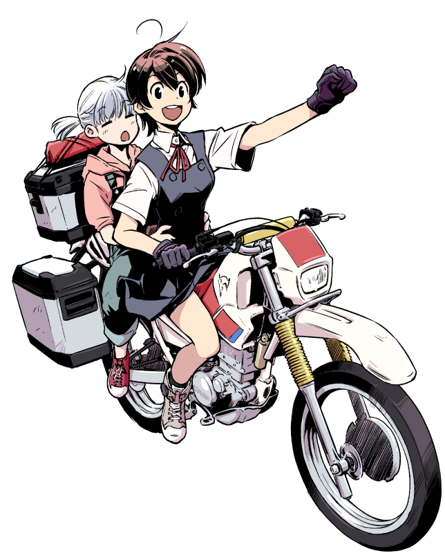 終末ツーリングこぼれ話 主人公ヨーコ アイリの愛車はこちら ヤマハ セロ さいとー栄 9 27終末ツーリング2巻発売の漫画