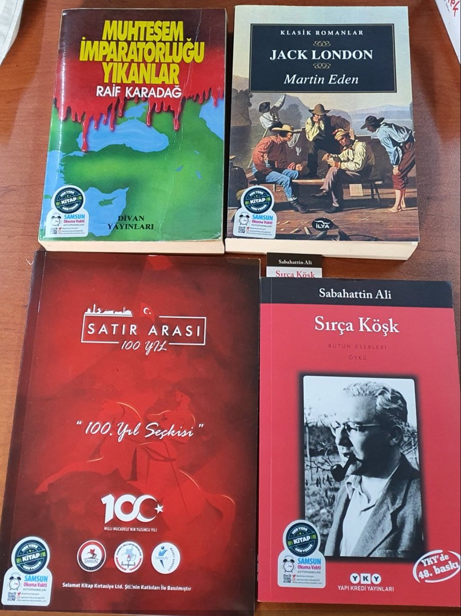 SamsunOkuyor's tweet photo. Çekiliş - 3 #SamsunOkumaVakti 

1. Bu tweeti RT yap ve beğen.

2.@samsunmem,@CoskunESEN57 hesaplarını takip et.

3. Bir arkadaşını yoruma etiketle.

Çekiliş sonucunda 3 takipçimize fotoğraftaki (4 kitap + yıkanabilir maske + 4 kitap ayracı)

⏰ Sonuçlar 29 Eylül de burada.😊 https://t.co/pwCx2hCpyL