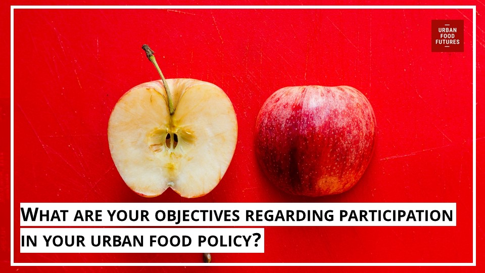 Are you clear about your objectives regarding participation in urban food policy?  

urbanfoodfutures.com/two-sides-of-p…

#urbanfoodscience #foodsecurity #UrbanFoodAgenda #localfood
