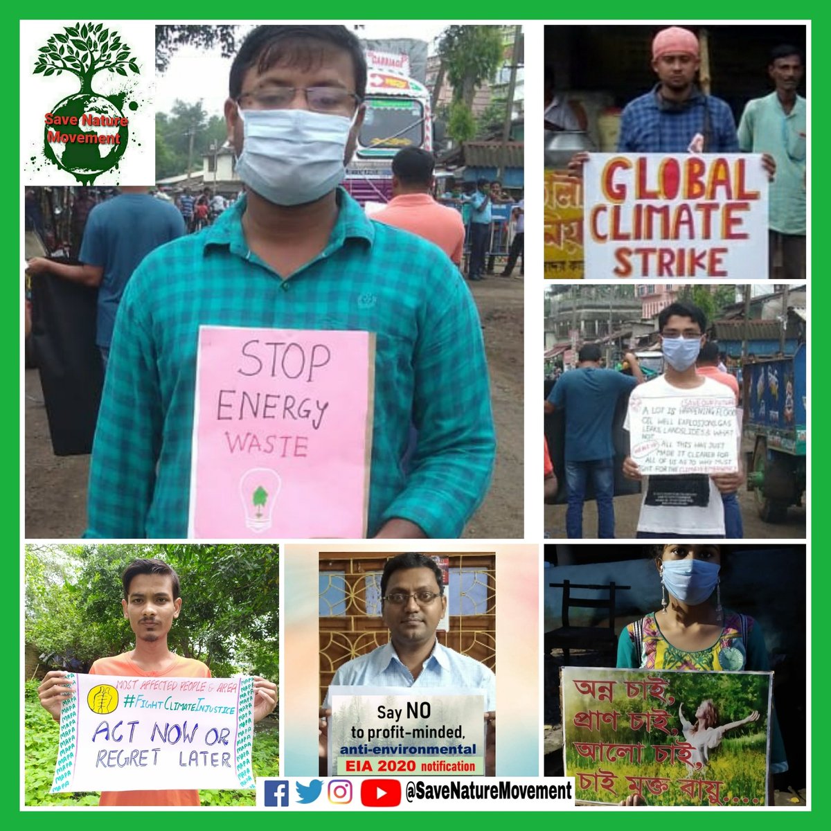 movement_nature's tweet photo. Digital Global Climate Strike. 
Raise our voices on Global Climate Strike.
#climatechange  #everydayclimatechange #systemchangenotclimatechange  #climateinjustice  #environmentalism #pollutionfree #globalwarming #GlobalClimateStrike @FFFIndia @GretaThunberg  @LicypriyaK https://t.co/TnvJfqhYKw