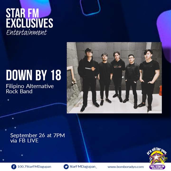 db18official's tweet photo. Tonight at 7PM (PST) jam and kumustahan session on #StarFMExclusives hosted by the beautiful Star DJ Summer!

Tune in on their official Facebook page @100.7StarFMDagupan for the LIVE video premiere - full performance of our latest single, "Balik sa Simula" na sinamahan pa ng https://t.co/7gqFqF9fzE