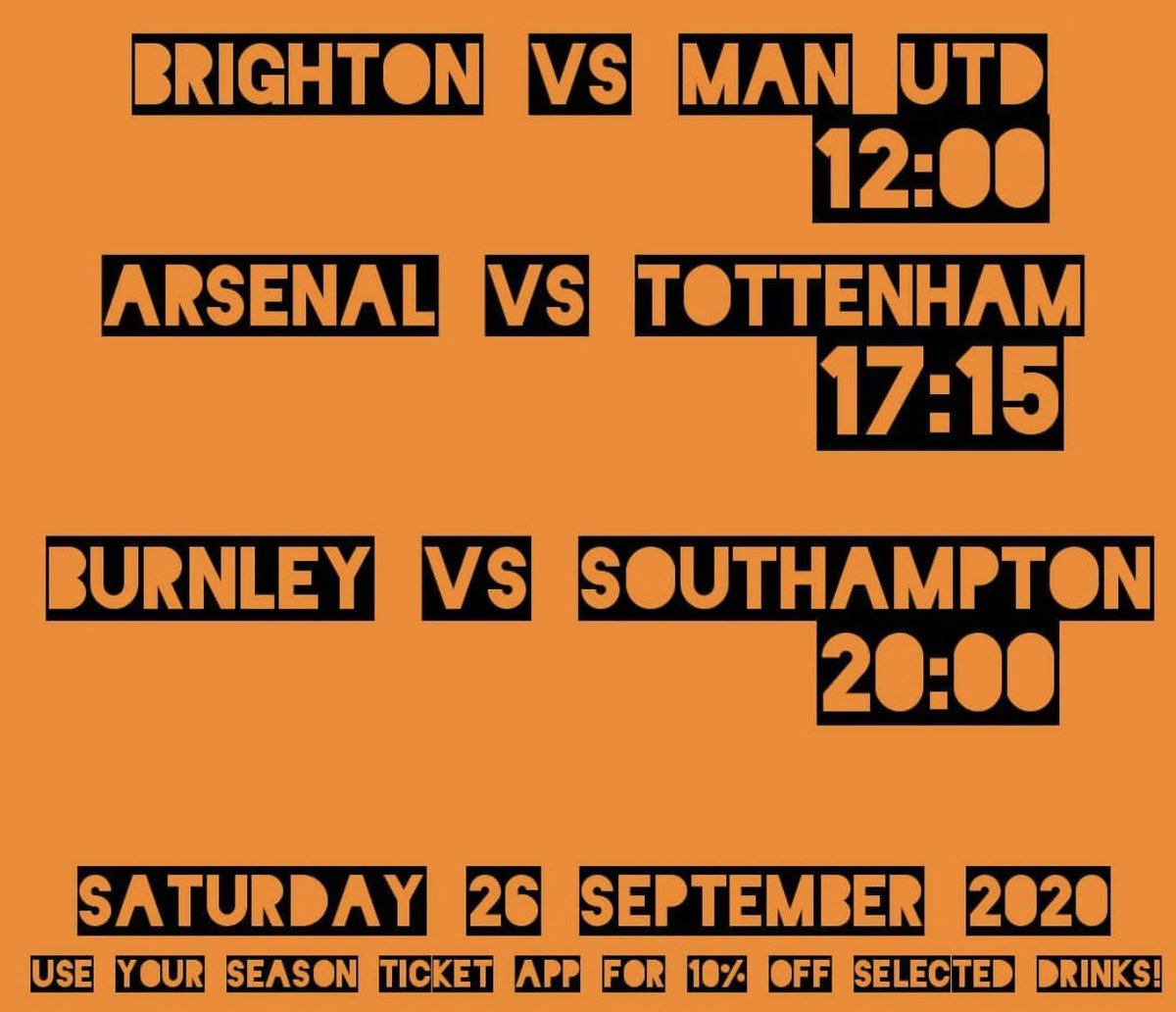 TheInnOfficial's tweet photo. Today’s Premier League action 👊🏼 https://t.co/etmg25SiLW
